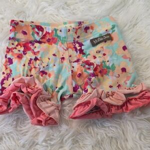 Matilda Jane Colorful Floral Ruffle Shorts